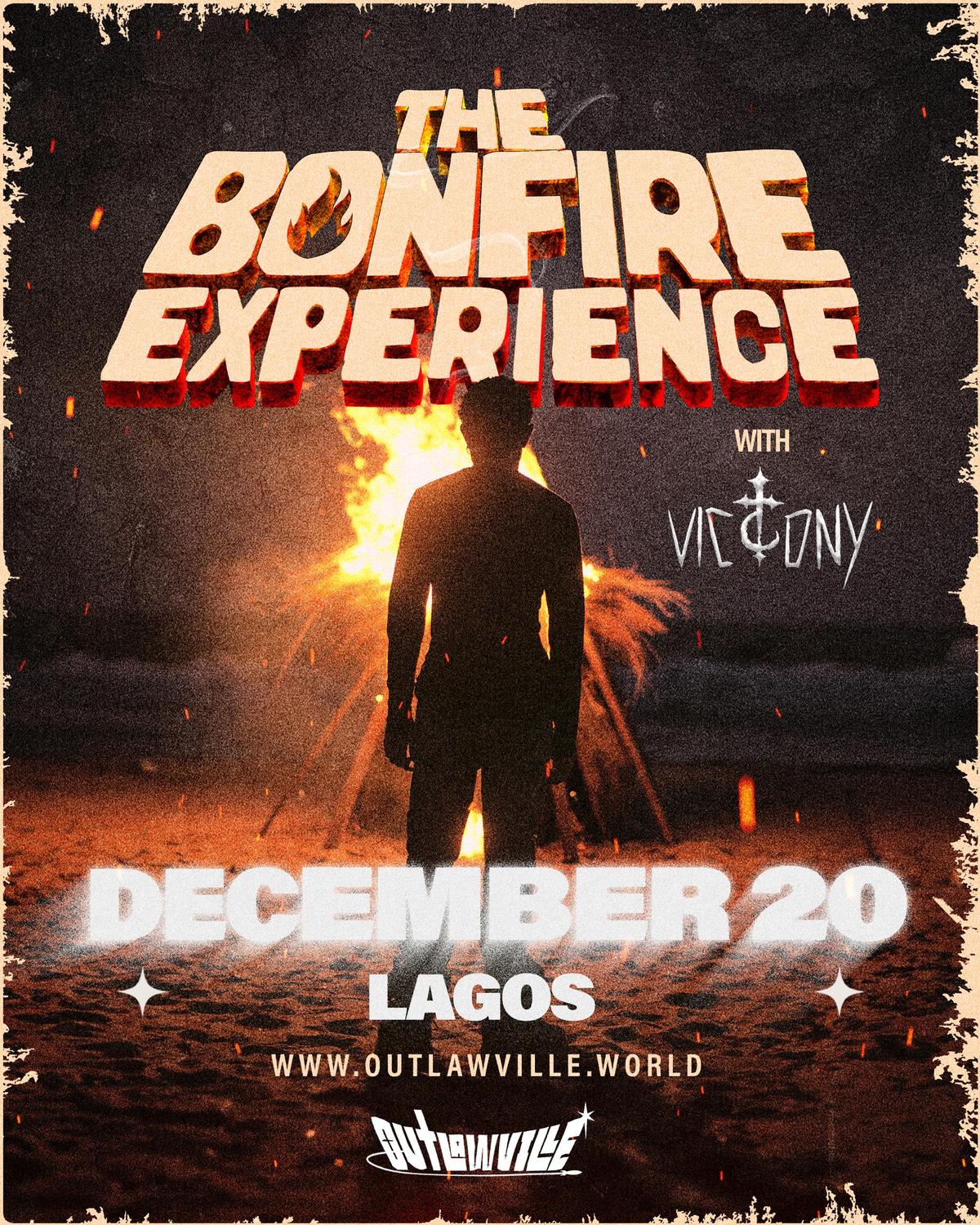 The Bonfire Experience poster with Victony