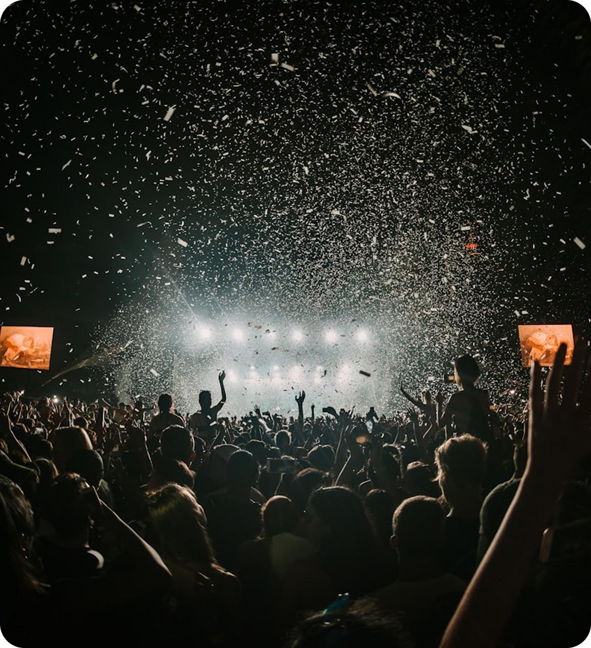 group of people partying